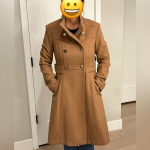 Eliza J Long Wool/Polyester blend Coat